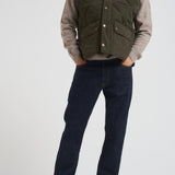 Gilet uomo trapuntato Lowerdale verde oliva MGI0298 OL91 BARBOUR