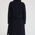 Cappotto donna lungo blu notte DIVA DEBORA24 ACCADEMIE TESSILI