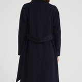Cappotto donna lungo blu notte DIVA DEBORA24 ACCADEMIE TESSILI
