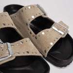 Sandalo donna Arizona taupe con borchie 1027870 TAUPE BIRKENSTOCK