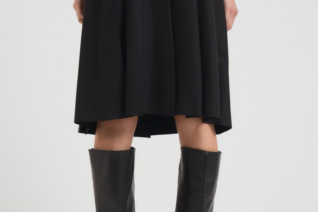 Gonna donna midi Gimmy nera GIMMY 005 MAX MARA STUDIO