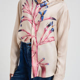Camicia donna AloeBio fantasia florerale 10643 516350 PIERRE-LOUIS MASCIA