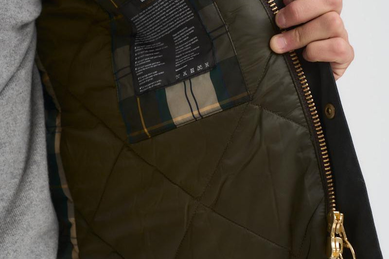 Giacca uomo Reelin cerata verde MWX1106 SG51 BARBOUR
