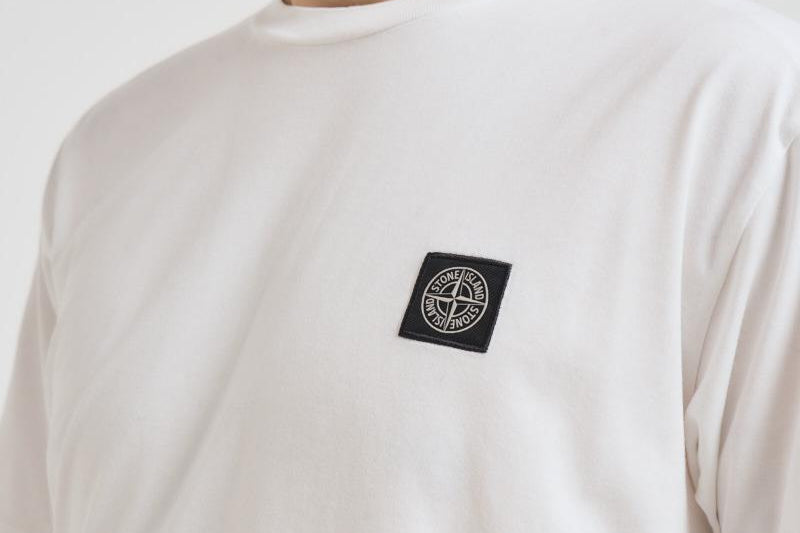 T-shirt uomo girocollo bianca 2100027 S0013V0001 STONE ISLAND
