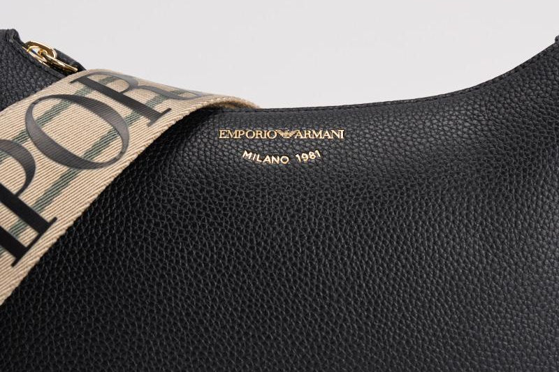 Borsa donna hobo nera EW000539 AF12103MC032 EMPORIO ARMANI