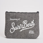 Pochette donna Aline in lana grigia ALINE WOOLHER00 MC2 SAINT BARTH
