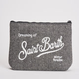 Pochette donna Aline in lana grigia ALINE WOOLHER00 MC2 SAINT BARTH