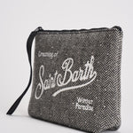 Pochette donna Aline in lana grigia ALINE WOOLHER00 MC2 SAINT BARTH