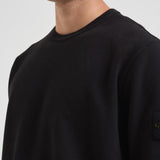Felpa uomo girocollo nera 6100028 S0A20V0029 STONE ISLAND