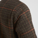 Bomber uomo college tartan marrone 1000565 826 LES DEUX