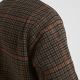 Bomber uomo college tartan marrone 1000565 826 LES DEUX