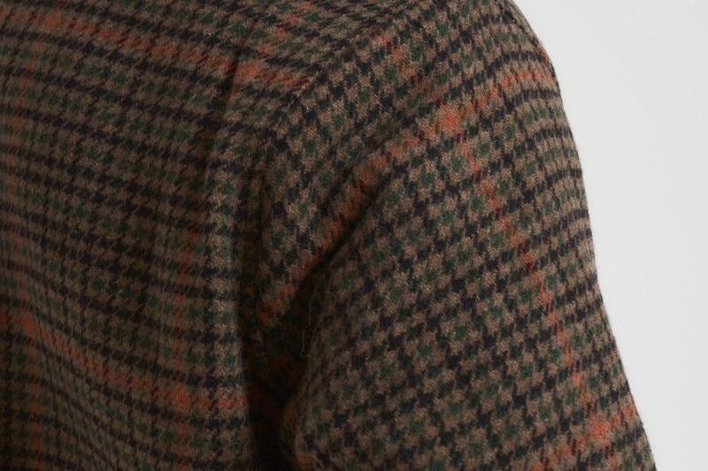 Bomber uomo college tartan marrone 1000565 826 LES DEUX