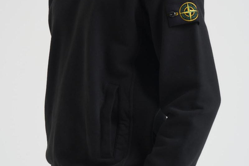 Felpa uomo con cappuccio nera 6100029 S0A20V0029 STONE ISLAND