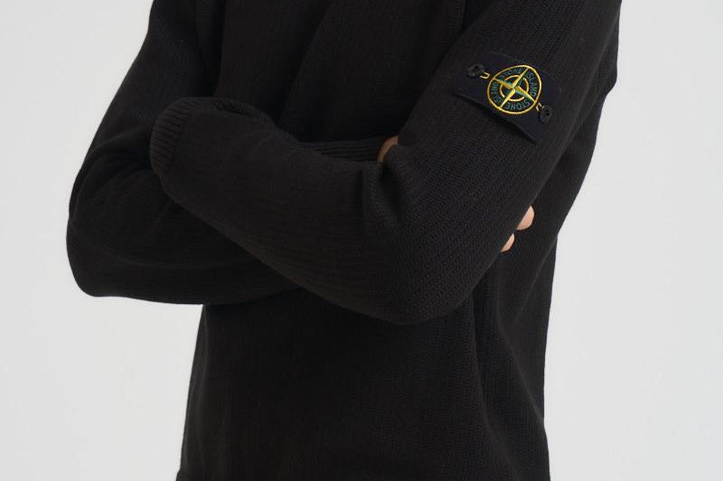 Maglia uomo girocollo nera 5100049 S00A2V0029 STONE ISLAND