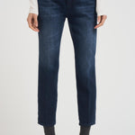 Jeans donna Koons in denim scuro DP268 DF0310800 DONDUP