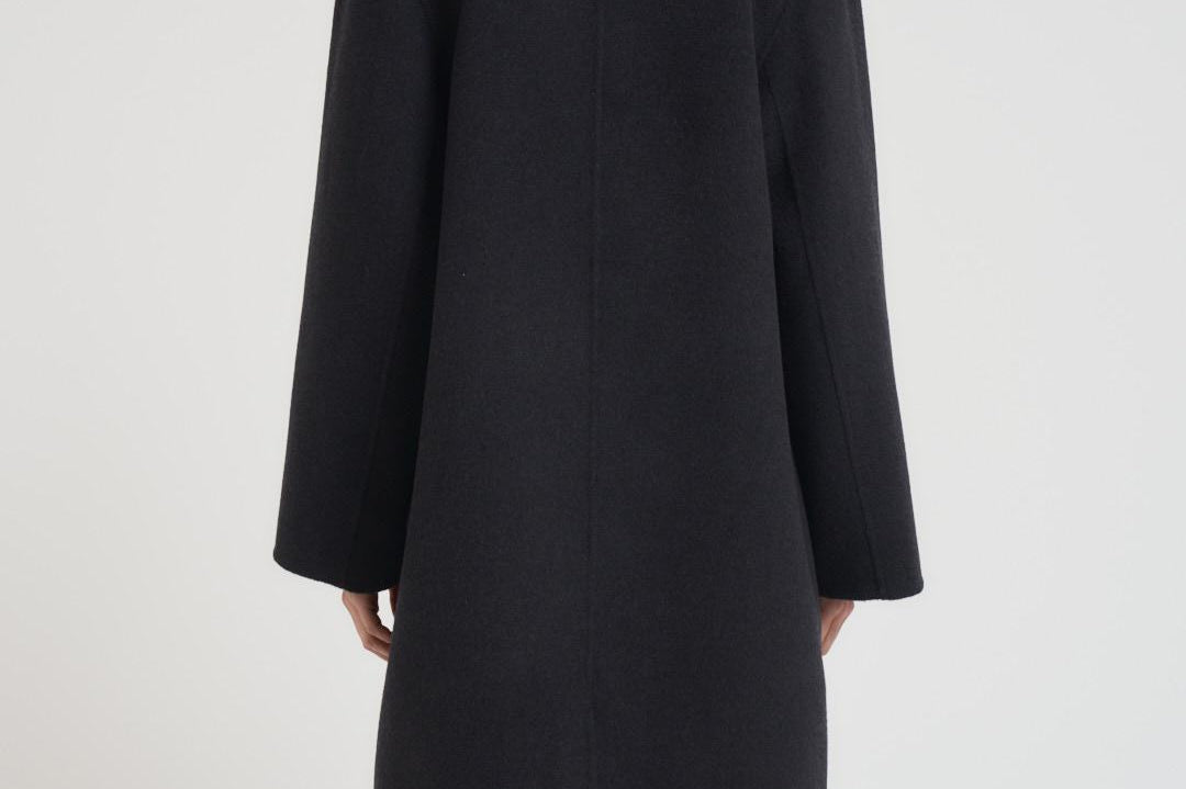 Cappotto donna in lana antracite DIANE DARK GREY ACCADEMIE TESSILI