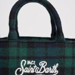 Borsa donna Vanity Mini tartan verde VANITYMNWL TART5161 MC2 SAINT BARTH