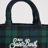 Borsa donna Vanity Mini tartan verde VANITYMNWL TART5161 MC2 SAINT BARTH