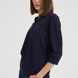 Polo donna blu notte A04 N08 LIVIANA CONTI