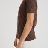 T-shirt uomo marrone SH000760 MORO ACCADEMIE TESSILI