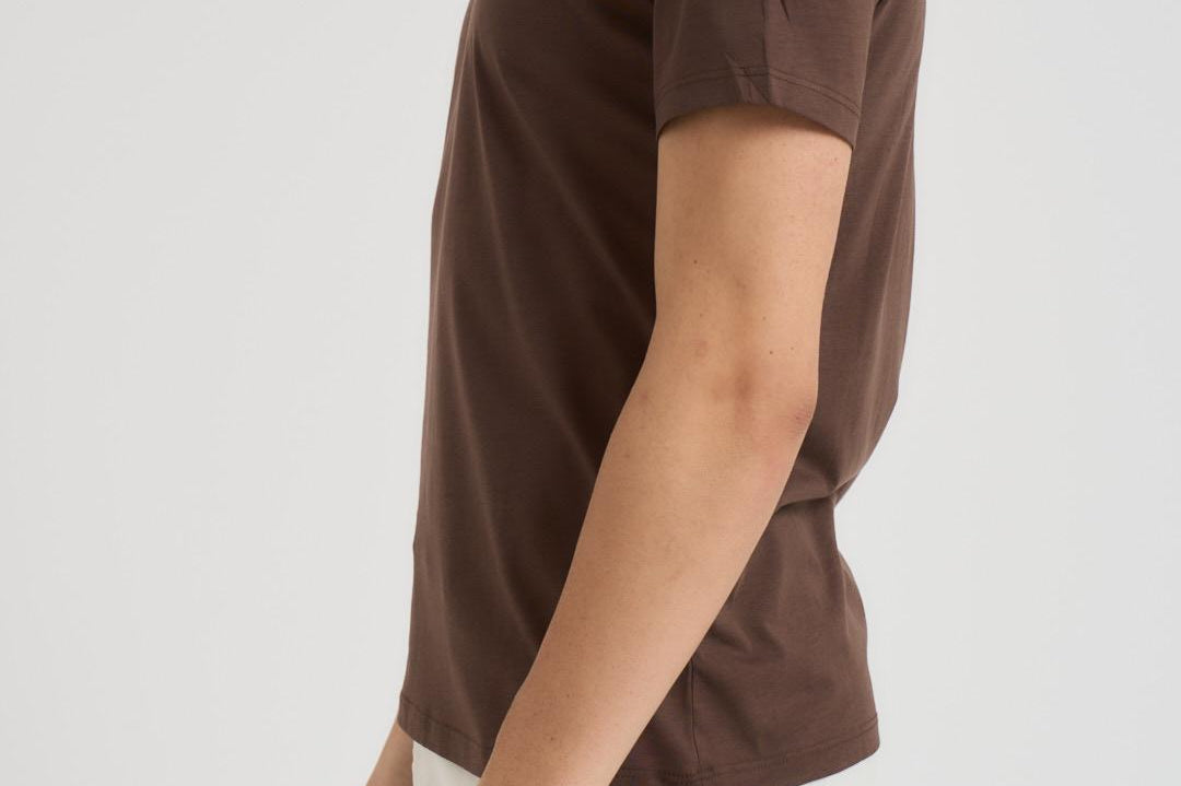 T-shirt uomo marrone SH000760 MORO ACCADEMIE TESSILI