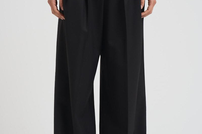 Pantalone donna wide leg nero D232492 LILIUXY013NERO P.a.r.o.s.h.