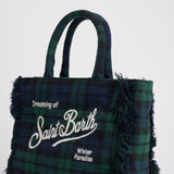 Borsa donna Colette tartan verde COLETTEWL TART5161 MC2 SAINT BARTH
