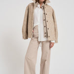 Giacca in lana alpaca bouclé A21026 947 PESERICO