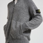 Cardigan uomo Fancy Yarn Mouliné grigio 5100051 S00N1V0M6B STONE ISLAND