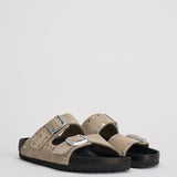 Sandalo donna Arizona taupe con borchie 1027870 TAUPE BIRKENSTOCK