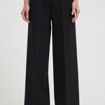 Pantalone donna a palazzo nero L5WI53 Y69 LIVIANA CONTI