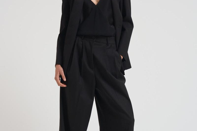 Giacca donna doppiopetto Liliuxy nera D420436 LILIUXY013NERO P.a.r.o.s.h.
