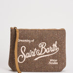 Pochette donna Aline in lana beige ALINE WOOLHER11 MC2 SAINT BARTH