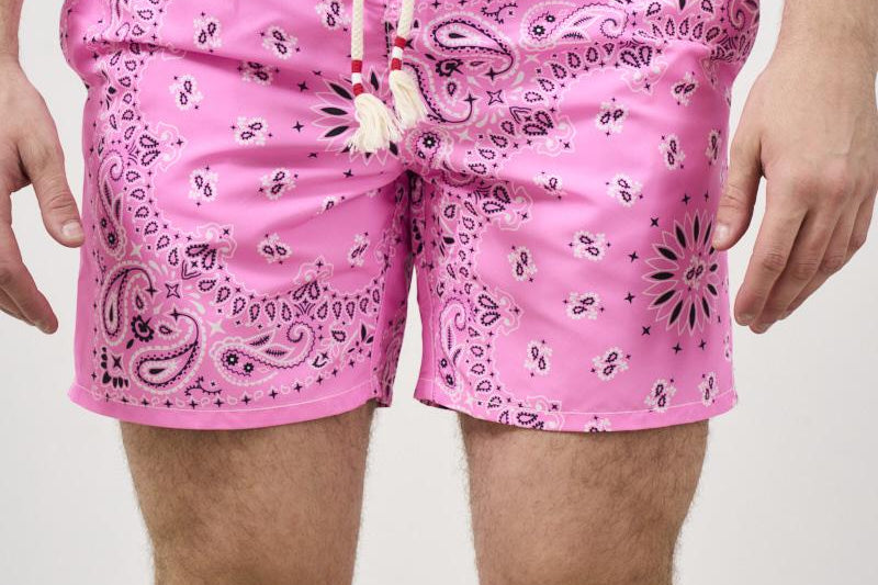 Costume da bagno uomo con stampa CAP0001 03579F2101 MC2 SAINT BARTH