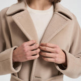 Cappotto donna lungo Tenzone beige TENZONE 020 MAX MARA STUDIO