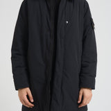 Cappotto uomo Micro Twill midi nero 7100007 S0026V0029 STONE ISLAND