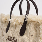 Borsa donna Colette a trecce panna COLETTEWL BRAID12 MC2 SAINT BARTH