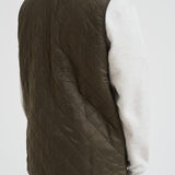 Gilet uomo trapuntato Polarquilt verde MLI0002 OL91 BARBOUR