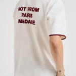 T-shirt uomo girocollo panna e bordeaux TS262 CO167OW DROLE DE MONSIEUR