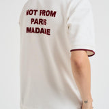 T-shirt uomo girocollo panna e bordeaux TS262 CO167OW DROLE DE MONSIEUR