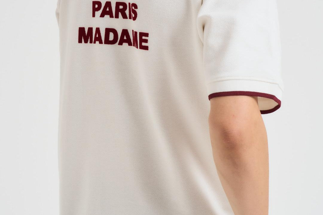 T-shirt uomo girocollo panna e bordeaux TS262 CO167OW DROLE DE MONSIEUR