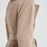Cappotto donna lungo Tenzone beige TENZONE 020 MAX MARA STUDIO
