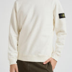 Felpa uomo girocollo bianca 6100028 S0A20V0093 STONE ISLAND