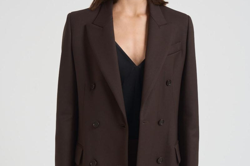 Giacca donna doppiopetto Liliuxy marrone D420436 LILIUXY086MORO P.a.r.o.s.h.