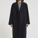 Cappotto donna in lana antracite DIANE DARK GREY ACCADEMIE TESSILI