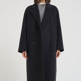 Cappotto donna in lana antracite DIANE DARK GREY ACCADEMIE TESSILI