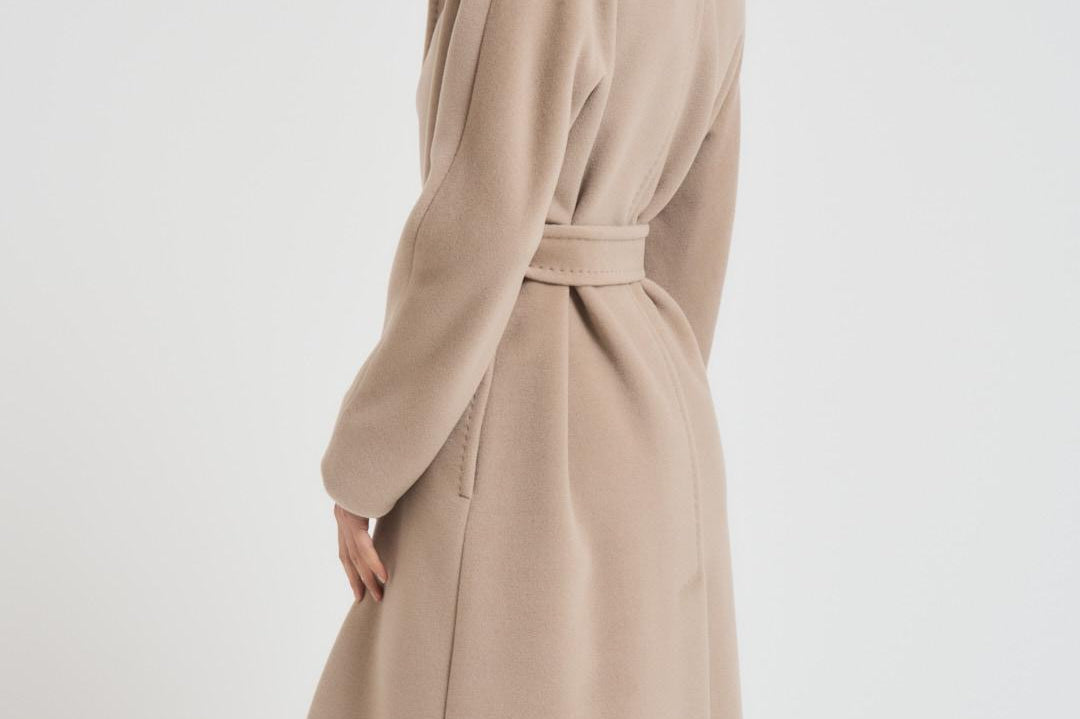 Cappotto donna lungo Tenzone beige TENZONE 020 MAX MARA STUDIO