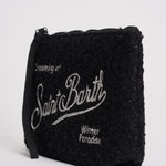 Pochette donna Aline in tweed nera ALINE TWEED00 MC2 SAINT BARTH