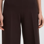 Pantalone donna a palazzo marrone L5WI53 W18 LIVIANA CONTI