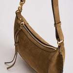 Borsa donna in suede Oskan Moon bag cammello PP0003FA A3C32MTPGO ISABEL MARANT